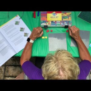 1 Minute Brick Math with Dr D: Building Ten Frames