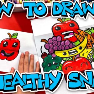 How To Draw A Healthy Snack Stack - Folding Surprise