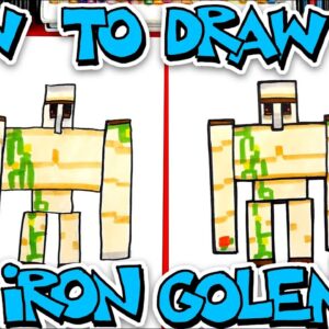 How To Draw A Minecraft Iron Golem