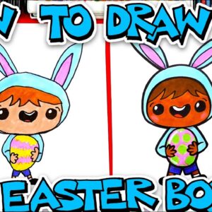 How To Draw An Easter Boy