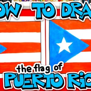 How To Draw The Puerto Rico Flag