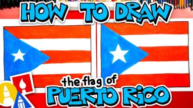 How To Draw The Puerto Rico Flag