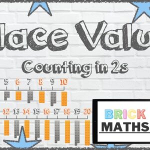 Place Value - Counting in 2s - Year 1 / Year 2 - Maths for 5 year olds / 6 year olds / 7 year olds