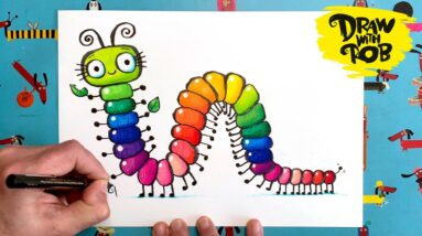 #DrawWithRob 86 Caterpillar
