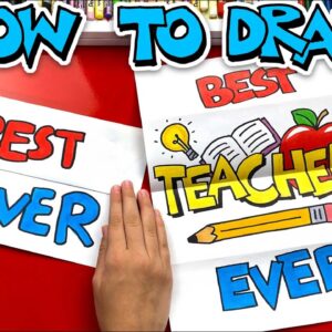How To Draw The Best Teacher Ever Folding Surprise