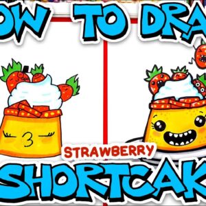 How To Draw A Funny Strawberry Shortcake