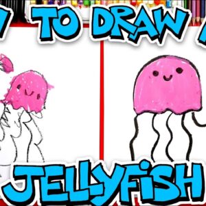 How To Draw A Jellyfish - Preschool