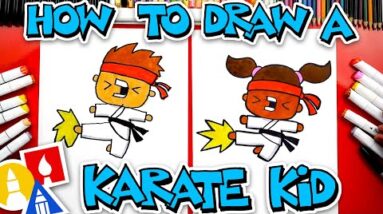 How To Draw A Karate Kid