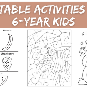 Printable Activities for 6-Year Kids