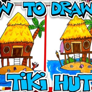 How To Draw A Tiki Hut