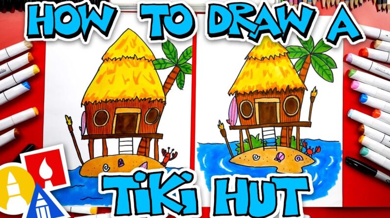 How To Draw An Emoji Monster Folding Surprise   How To Draw A Tiki Hut HVImMc Yq W 796x445 