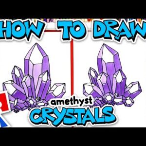 How To Draw Amethyst Crystals