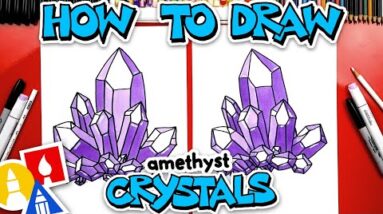 How To Draw Amethyst Crystals