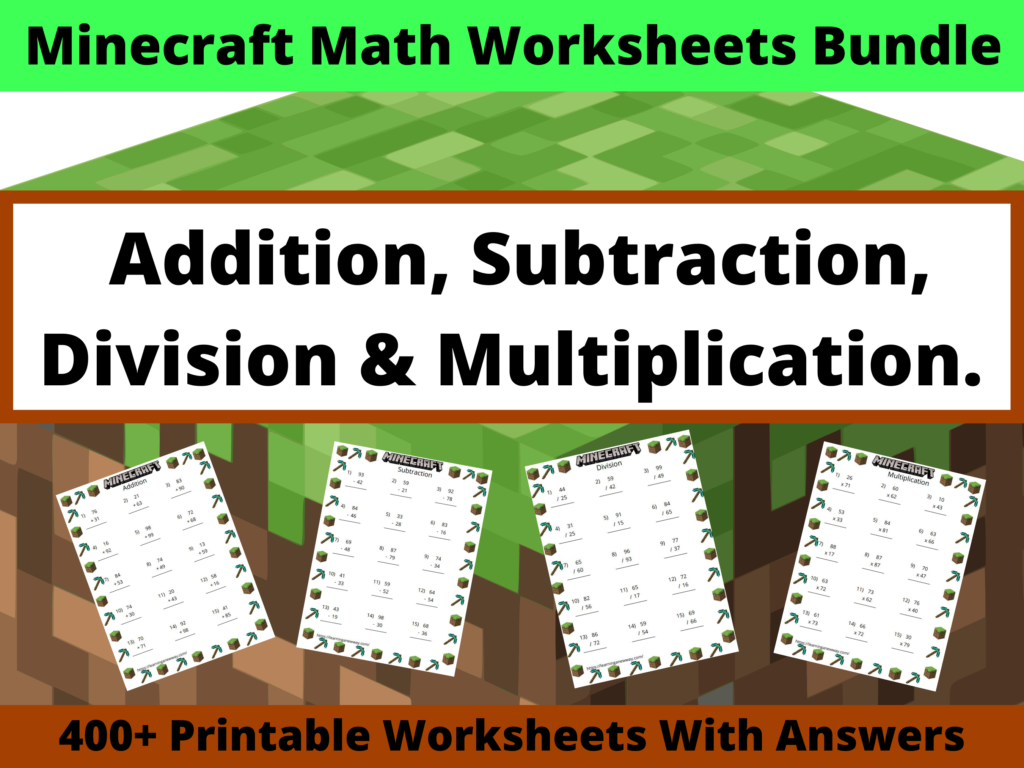minecraft-math-free-printable-minecraft-math-worksheets