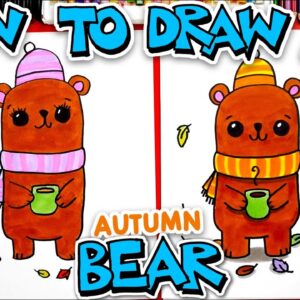 How To Draw An Autumn Bear