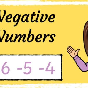 Negative Numbers | Maths with Mrs B.
