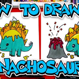 How To Draw A Funny Nachosaurus