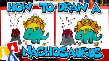 How To Draw A Funny Nachosaurus