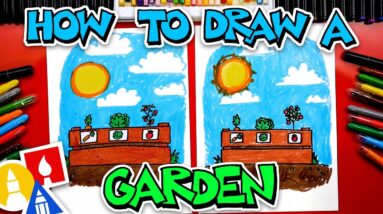 How To Draw A Garden