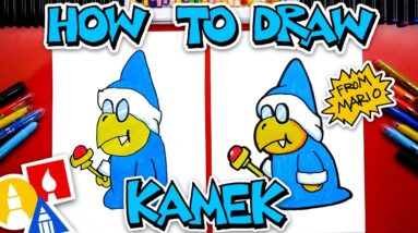 How To Draw Kamek Magic Koopa From Mario