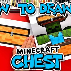 How To Draw A Minecraft Chest Folding Surprise
