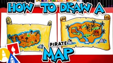 How To Draw A Pirate Treasure Map