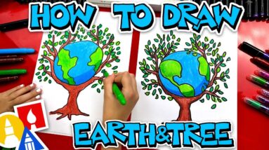 How to Draw a Tree Holding the Earth