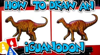 How To Draw An Iguanodon Dinosaur