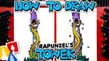 How To Draw Rapunzel's Tower
